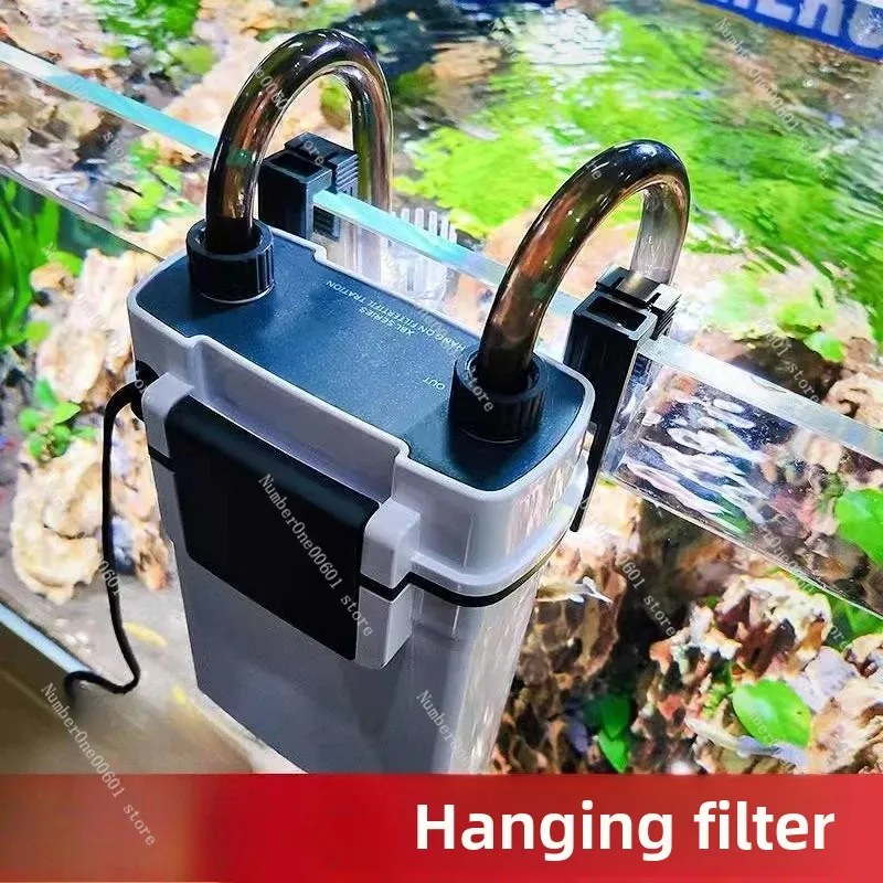 The Fish Tank Filter Barrel Is Externally Equipped with A Small Silent External Water Purification Filtration Cycle