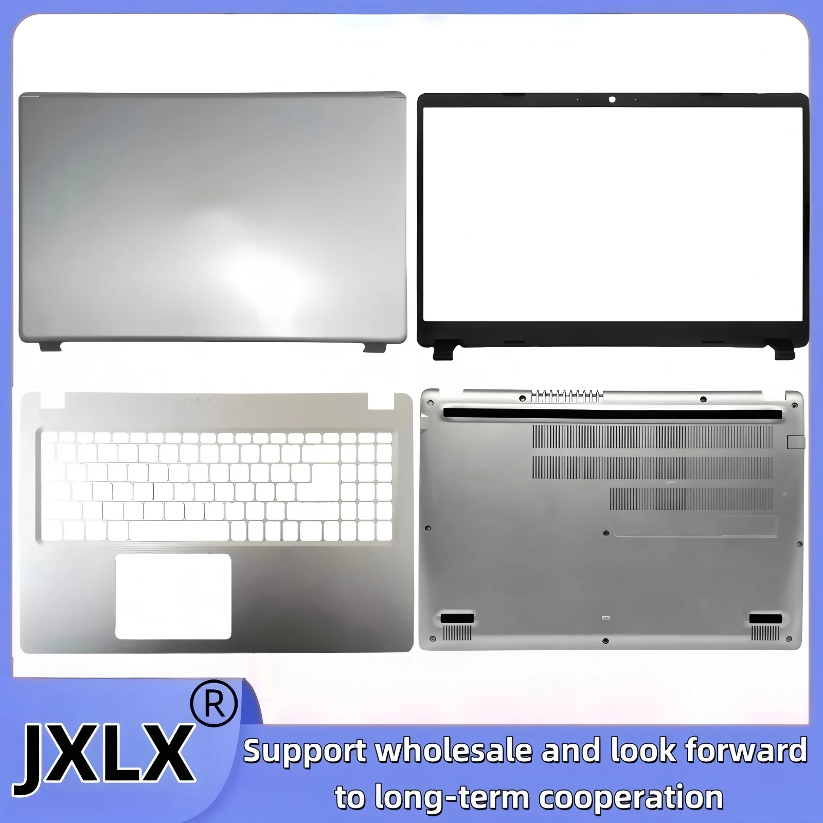 

JXLX ® Новинка для ACER A515-52-52G A515-52K A515-43-43G N19C3, задняя крышка ЖК-дисплея для ноутбука/крышка ЖК-дисплея/крышка упора для рук/нижняя базовая крышка