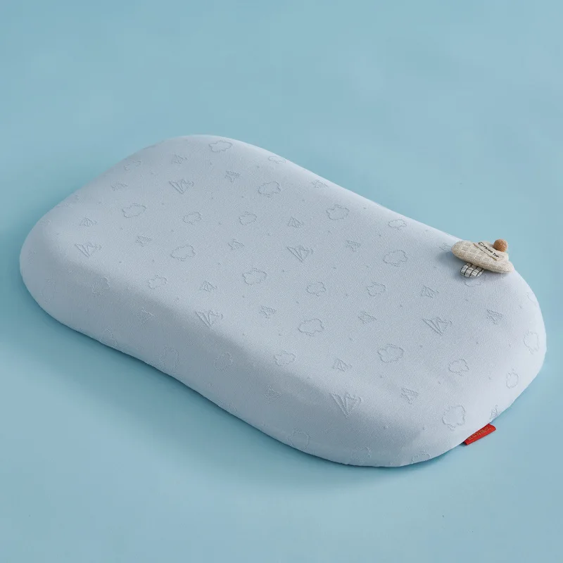Solid color new stacked cloud double-layer memory cotton pillow student 30x50cm single pillow household