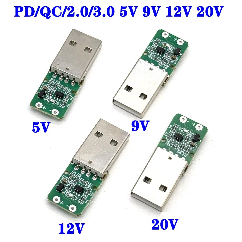 

PD/QC/2.0/3.0 5V9V12V20V Decoy Board USB Boost Module PPS/QC4 FCP AFC USB Trigger Polling Detector Power Fast Charging