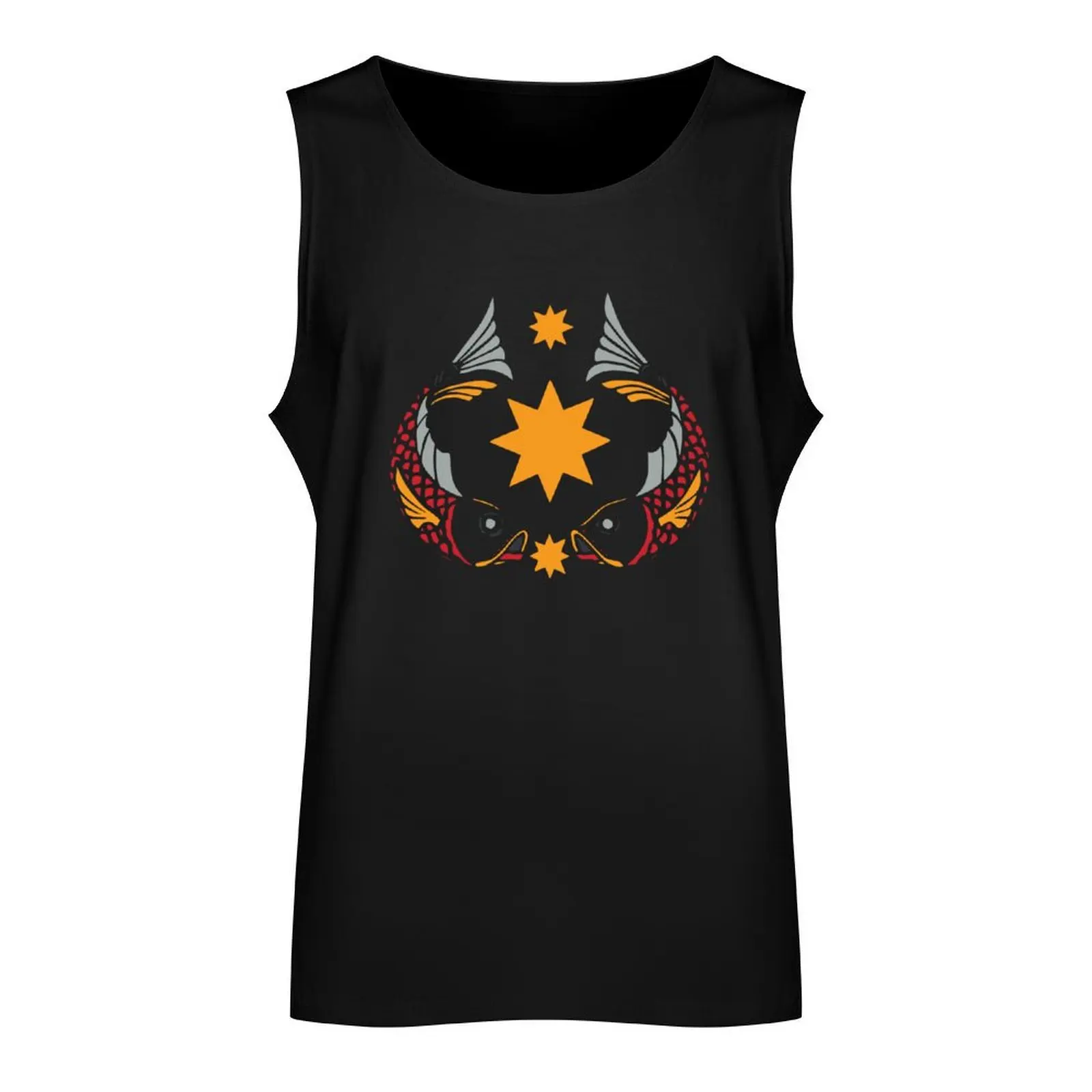 Kyprin Renegade Logo Tank Top T-shirt for fitness vest for men Men's summer vest Men's gym clothing