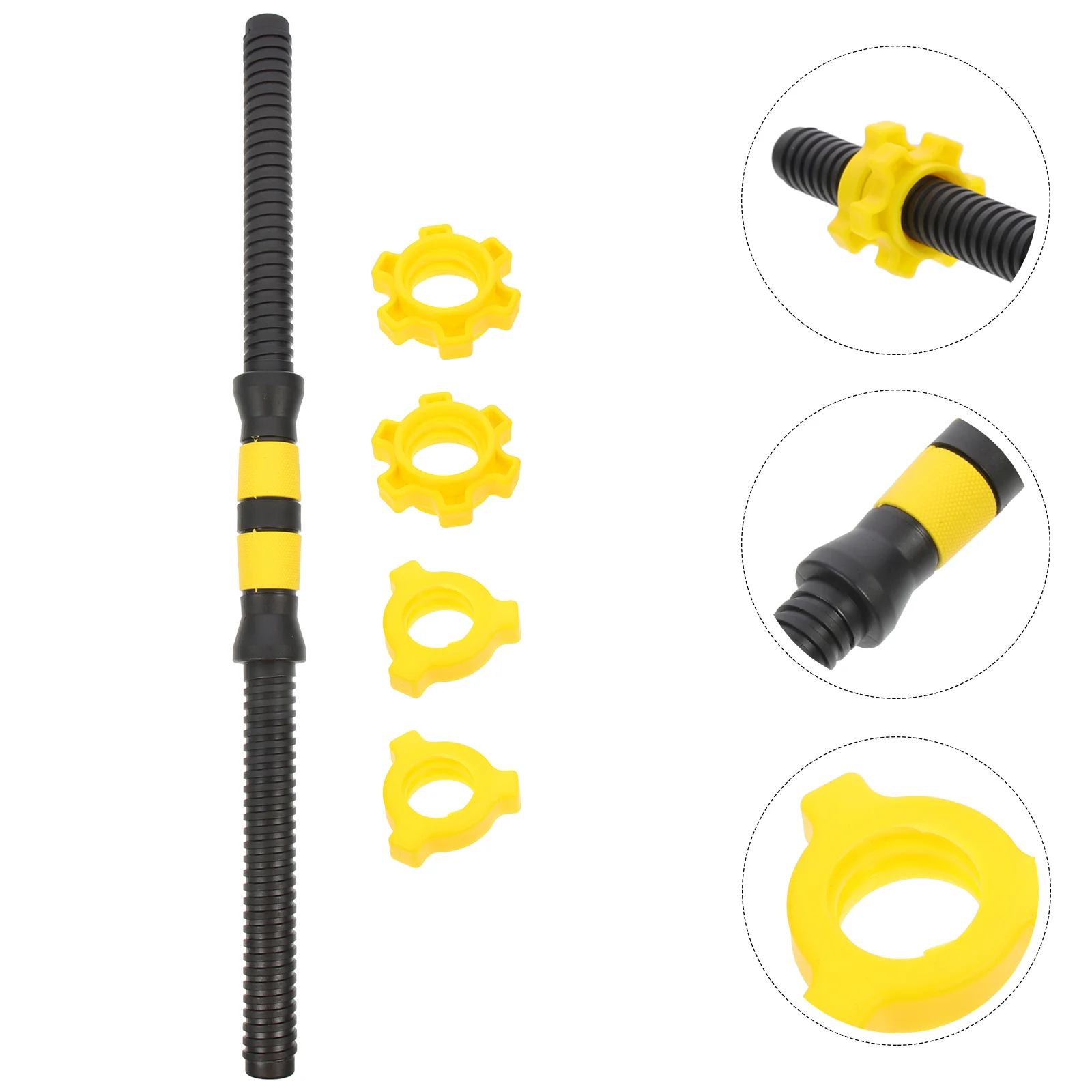 Dumbbell Bar Set Supplies Connecting Pole Fitness Connector for Equipment Universal Dumbells