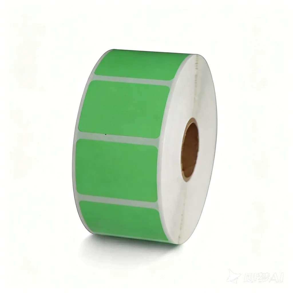 Label Manufacturer Wholesale Custom 1.25x1 Inch  Thermal Label Stickers  32 mm X 25 mm Color Labels 1380 labels per roll