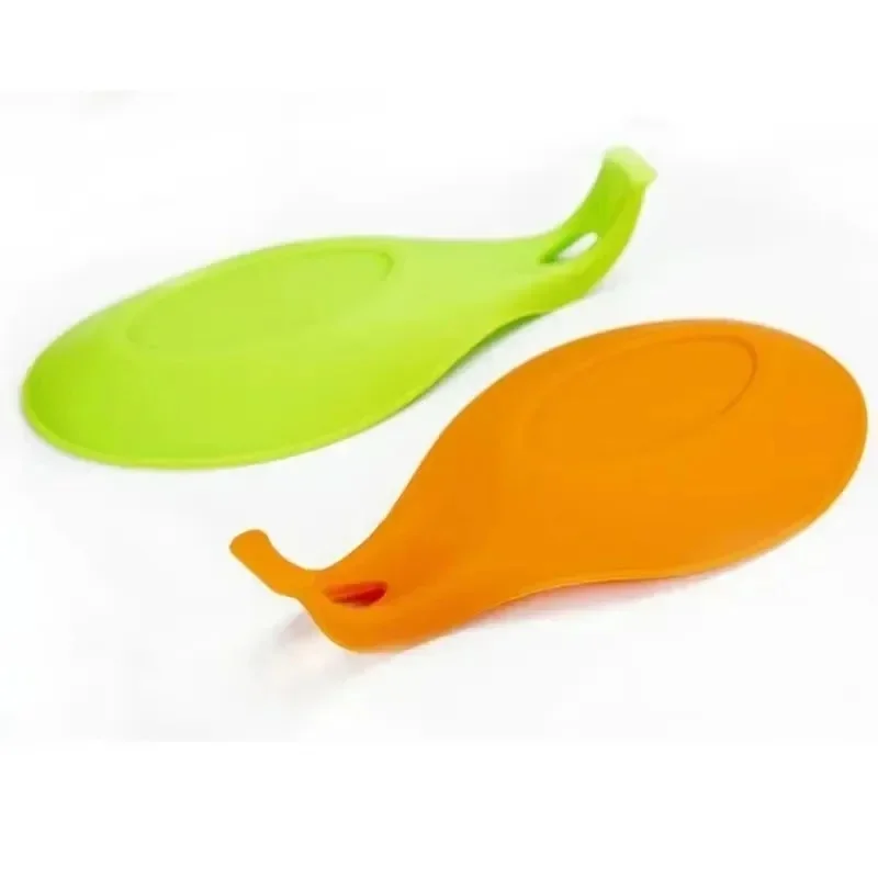 2/4/6pcs Silicone spoon holder - heat-resistant dishwasher safe kitchen utensil spoon holder suitable for large tableware