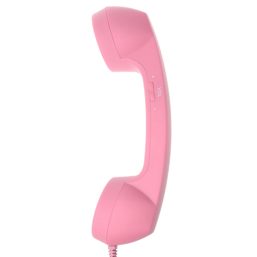 Classic Phone Handset Mic Headphone Lightweight Plastic Earphone for Cell Phone Basic Phone Tablet Devices