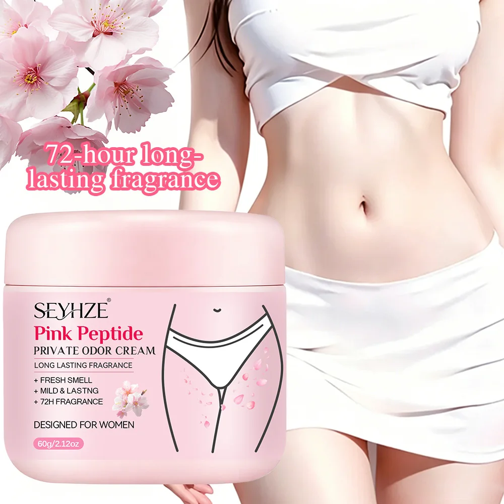 SEYHZE Whole Body Deodorant Cream: HA, Niacinamide, Aloe Vera, 72H Fragrance, Gentle. Underarm Odor Control,  Private Areas, Sen