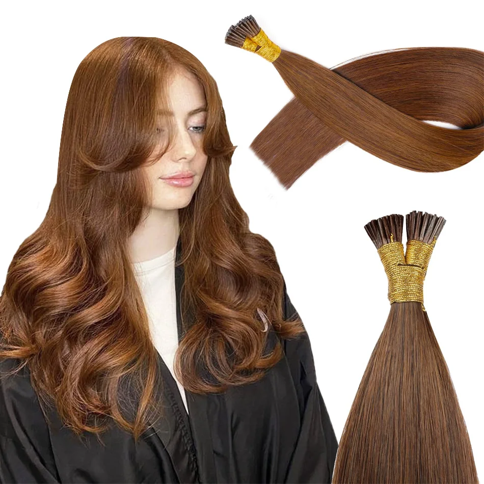 Extensões de cabelo reto, cabelo real, cápsulas, queratina, extensão natural do cabelo fusão humana, 10g, 50g por conjunto, 18 "a 28"