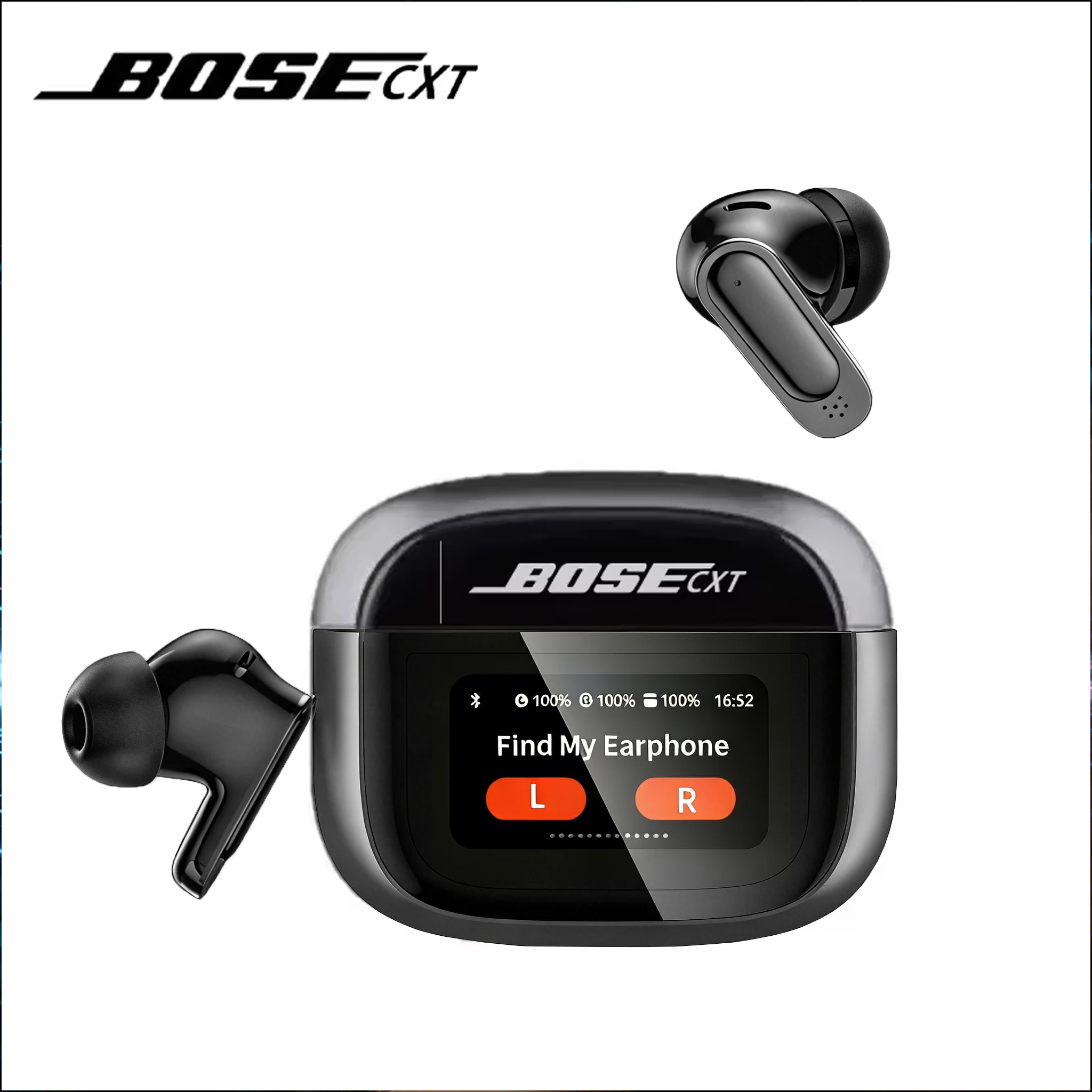 BOSECXT V11 TWS écouteurs sans fil écran tactile affichage numérique Bluetooth casque dans l'oreille ANC réduction du bruit casque avec micro