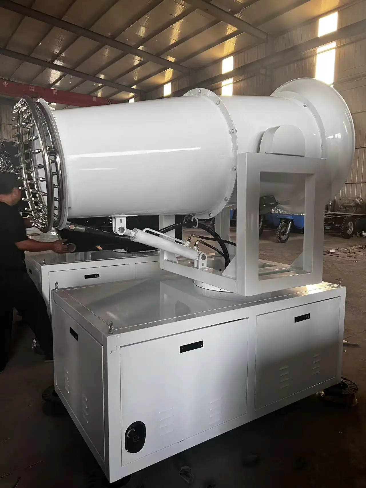 Industrial Fog Cannon 50m Range Dust Suppression Equipment with Remote Control Factory Price