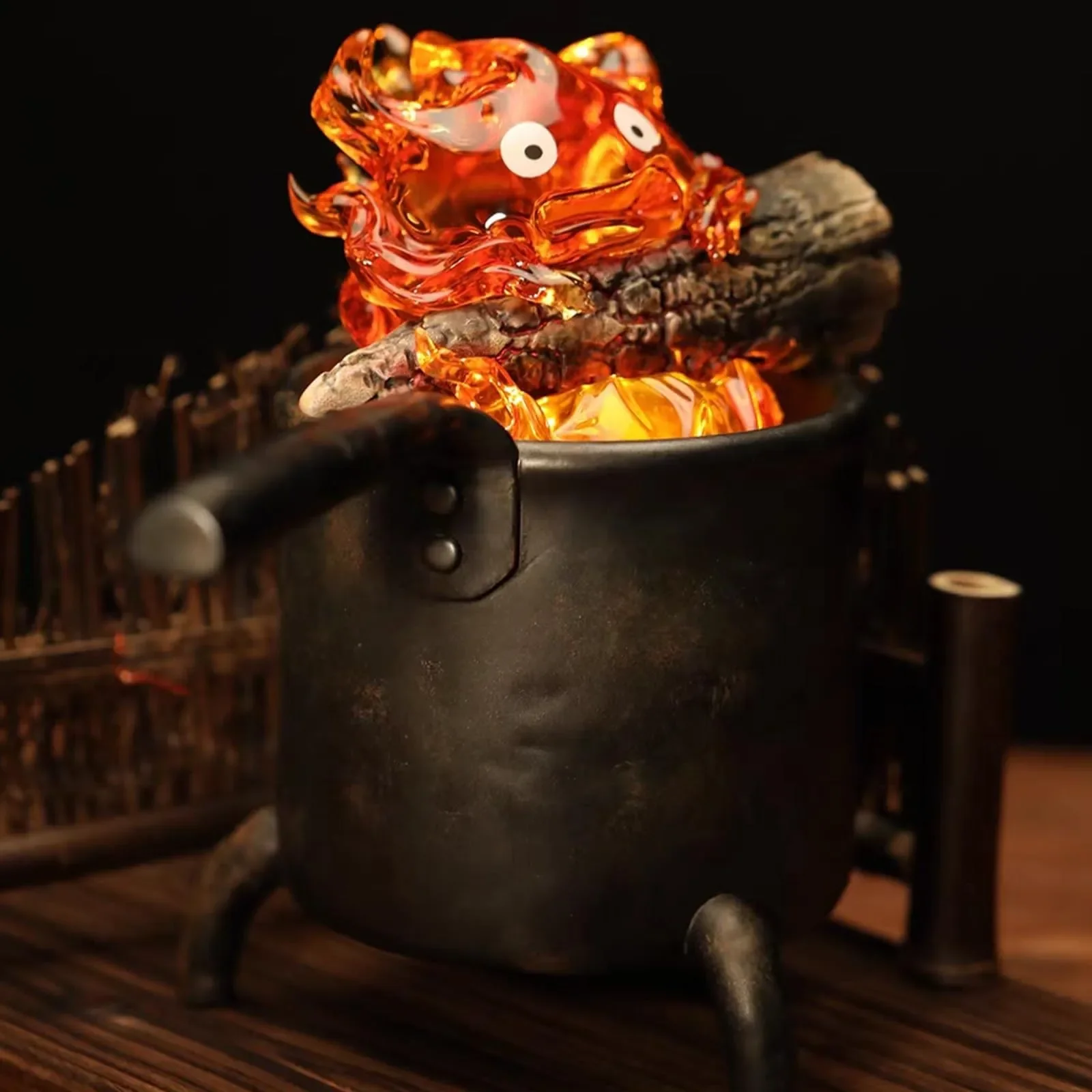 3d Flame Casifa Night Light Resin Statue For Halloween Home Decoration As A Gift For Comic Enthusiasts