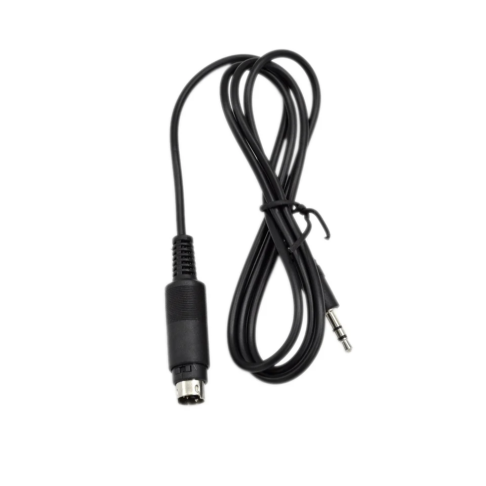 Fozriybefy DC Stroomkabel Voor Icom IC-705 – Haakse Aansluiting, 1 Meter, 18AWG Koperdraad, Zwart