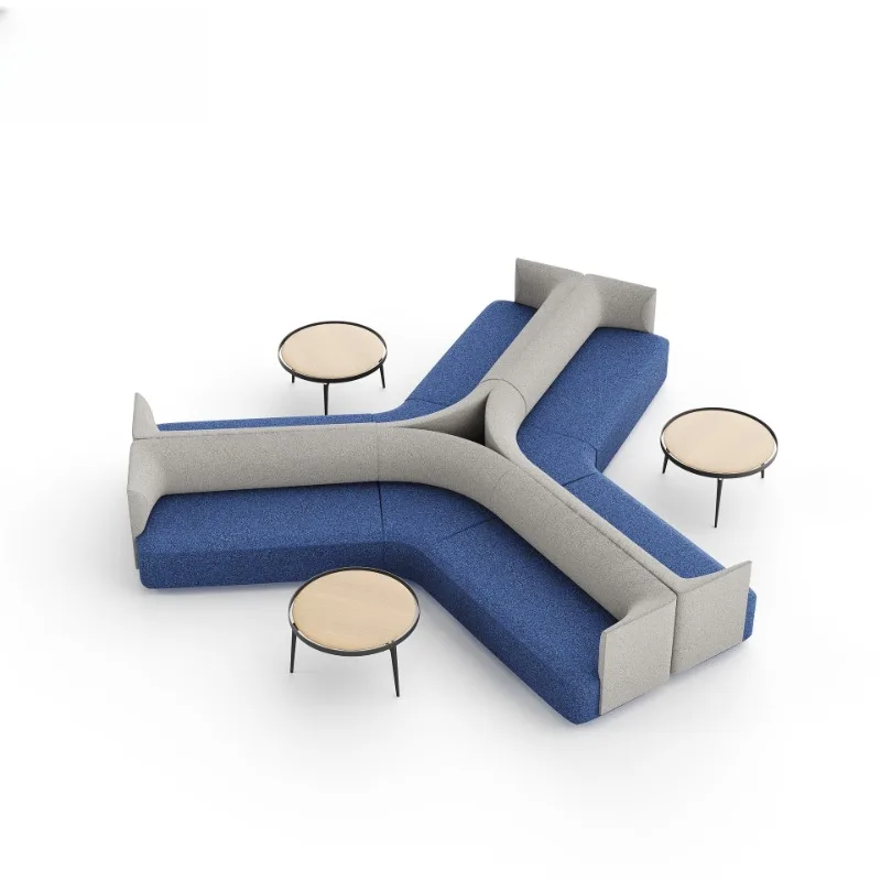 Public area special-shaped card seat sofa