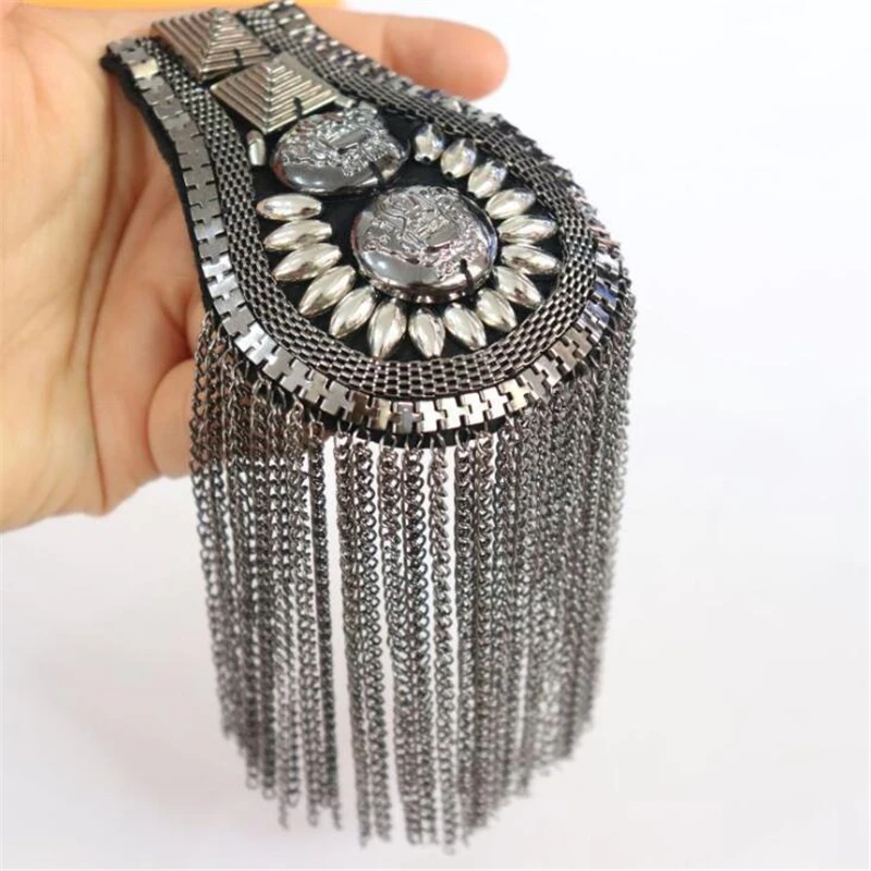 Shoulder Board Metal Tassel Fashion Vintage Chain Exquisite Jewelry Decoration Handmade Crafts Gifts Ornaments New