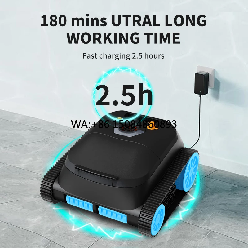 

Gardeninggardening ToolsWireless Portable Rechargeable Electric Cordless Smart Robotic Automatic Robot Underwater Swimming Pool