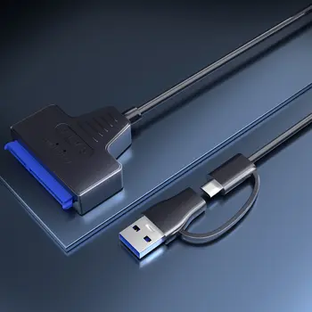 Adaptér SATA na USB 3.0, externí pevný disk, převodník USB 3.0 na SATA s napájecím zdrojem EU/USA/UK pro 2,5 10 nejlepší prodej adaptér SATA USB s napájecím zdrojem - №4