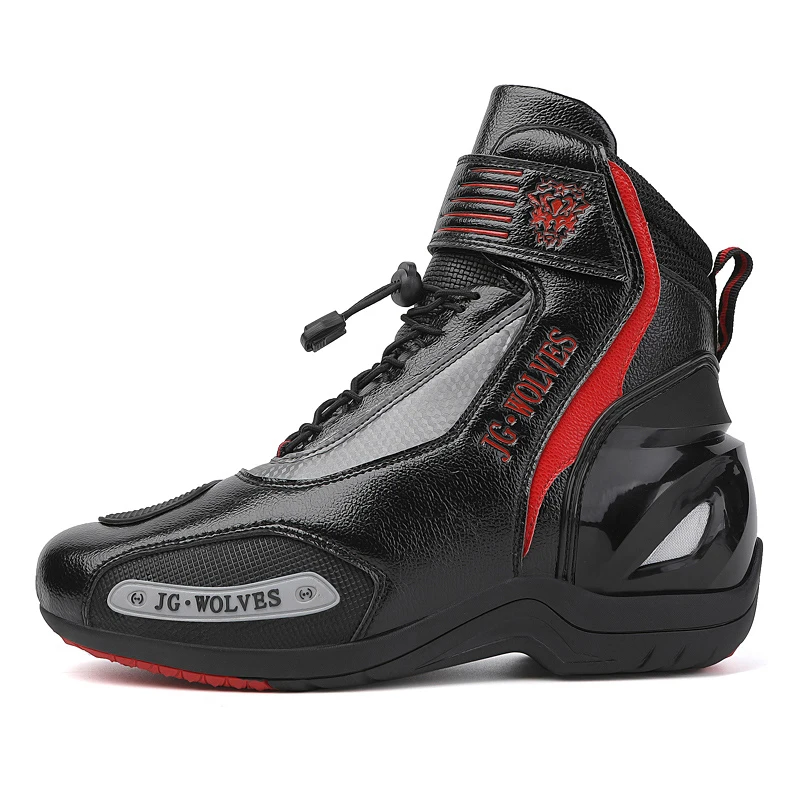 

Motorcycle Boots With Zippers Man Adventure Offroad Touring Trail Outdoor Riding Boots Microfiber Leather Waterproof Protective