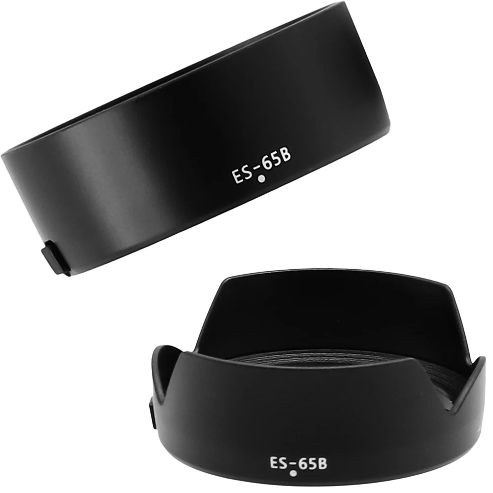 ES-65B ES65B Camera Lens Hood ES 65B Sun Shade Cover For Canon EOS R RP R5 R6 With RF 50mm F1.8 STM 43mm Diameter Filter