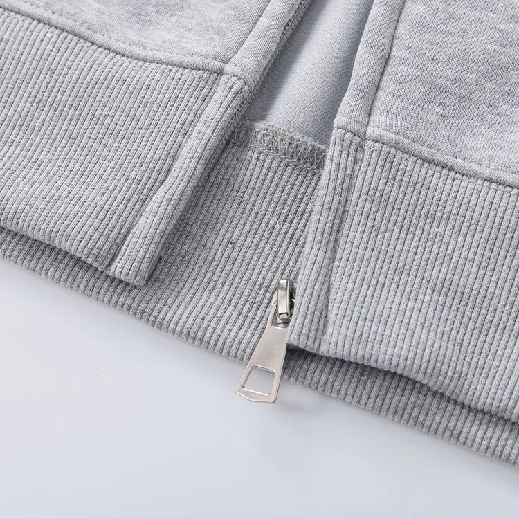 Herren-Kapuzenjacke mit Reißverschluss – Premium-Baumwollmischung, Weich & Langlebig, Unisex Übergrößen-Hoodie für Outdoor und Wandern – Detail 24