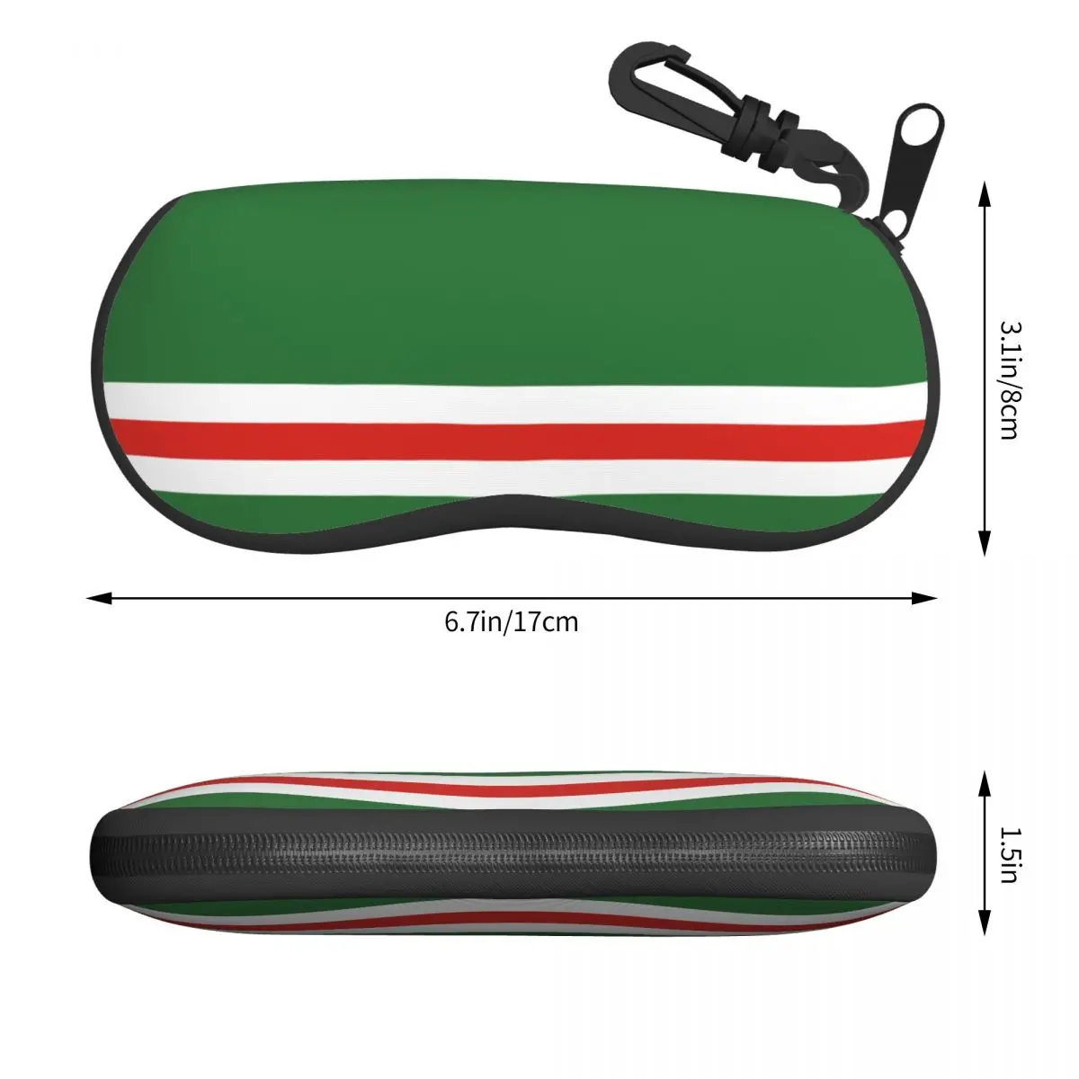 Flag Of Chechen Republic Of Ichkeria Shell Eyeglasses Protector Cases Cute Sunglass Case Glasses Bag