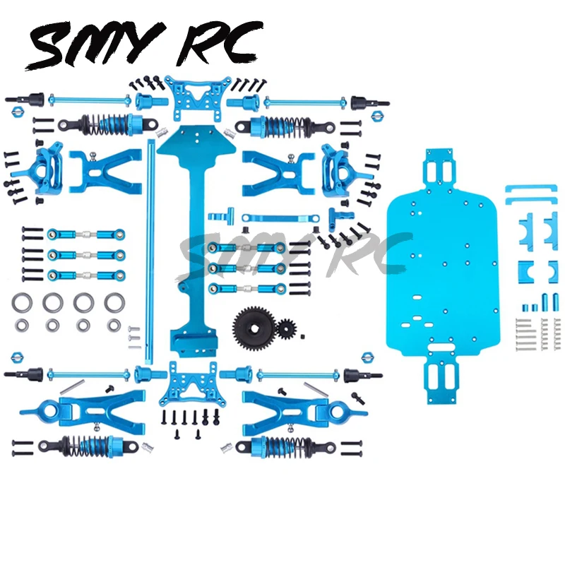 1 Set Complete Upgrade Parts Kit for WLtoys A959 A959 A969 A979 K929 1/18 RC Car Replacement Accessories