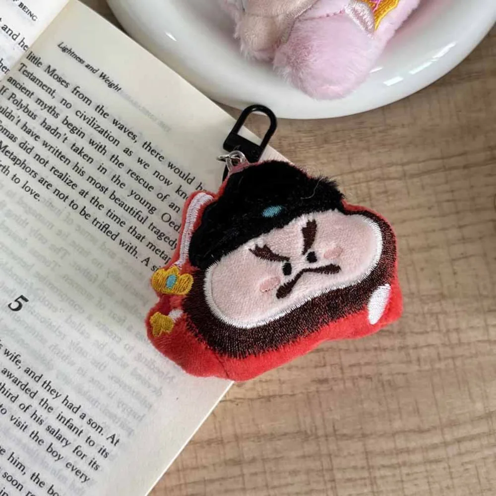 Guanyin Wealth God Keychain Moon Lord Qin Shubao Chinese God Dolls Pendant Yuchi Gong Zhong Kui Plush God of Longevity Pendant