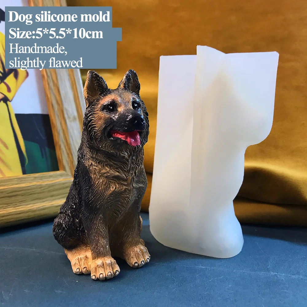 

Форма для собак, капли, клей, ароматерапевтический пластырь, ручная работа, сделай сам, трехмерная форма, милый волк, собака, местная собака, силиконовые шлифовальные инструменты