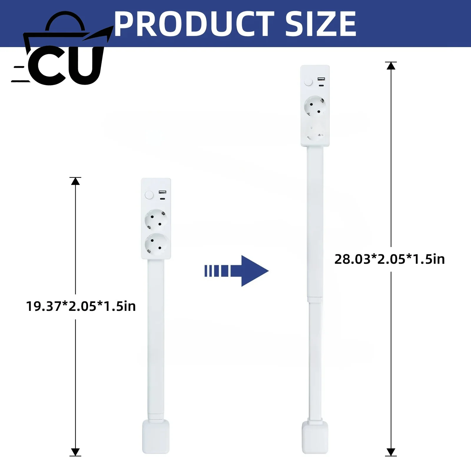 Electrical Outlet Extender Socket Sofa expander