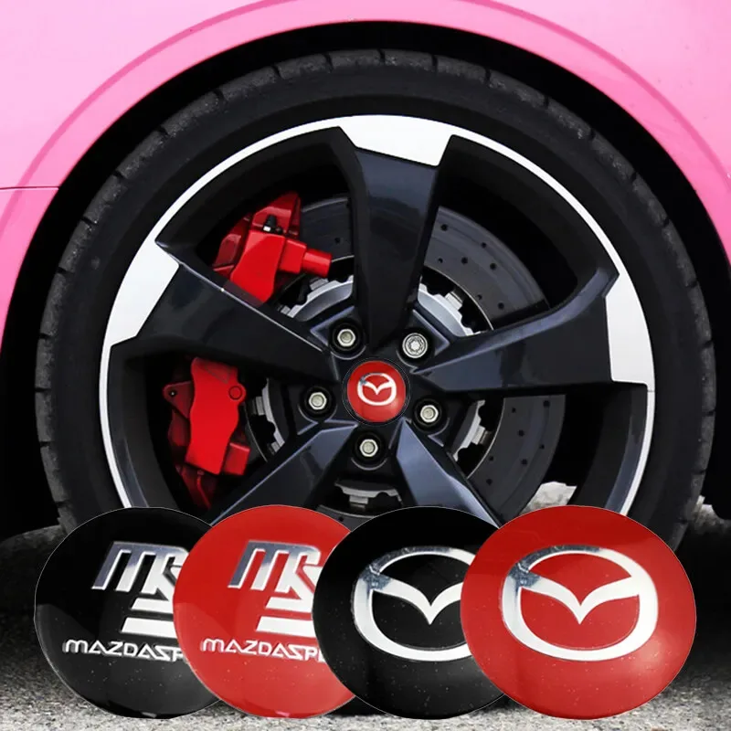 

Наклейки на колесные диски, эмблемы для центра диска для Mazda MS 3 2 5 6 Atenza Axela Speed CX4 CX3 CX7 MX3 CX5 RX7 CX9 CX30 RX8 MX5