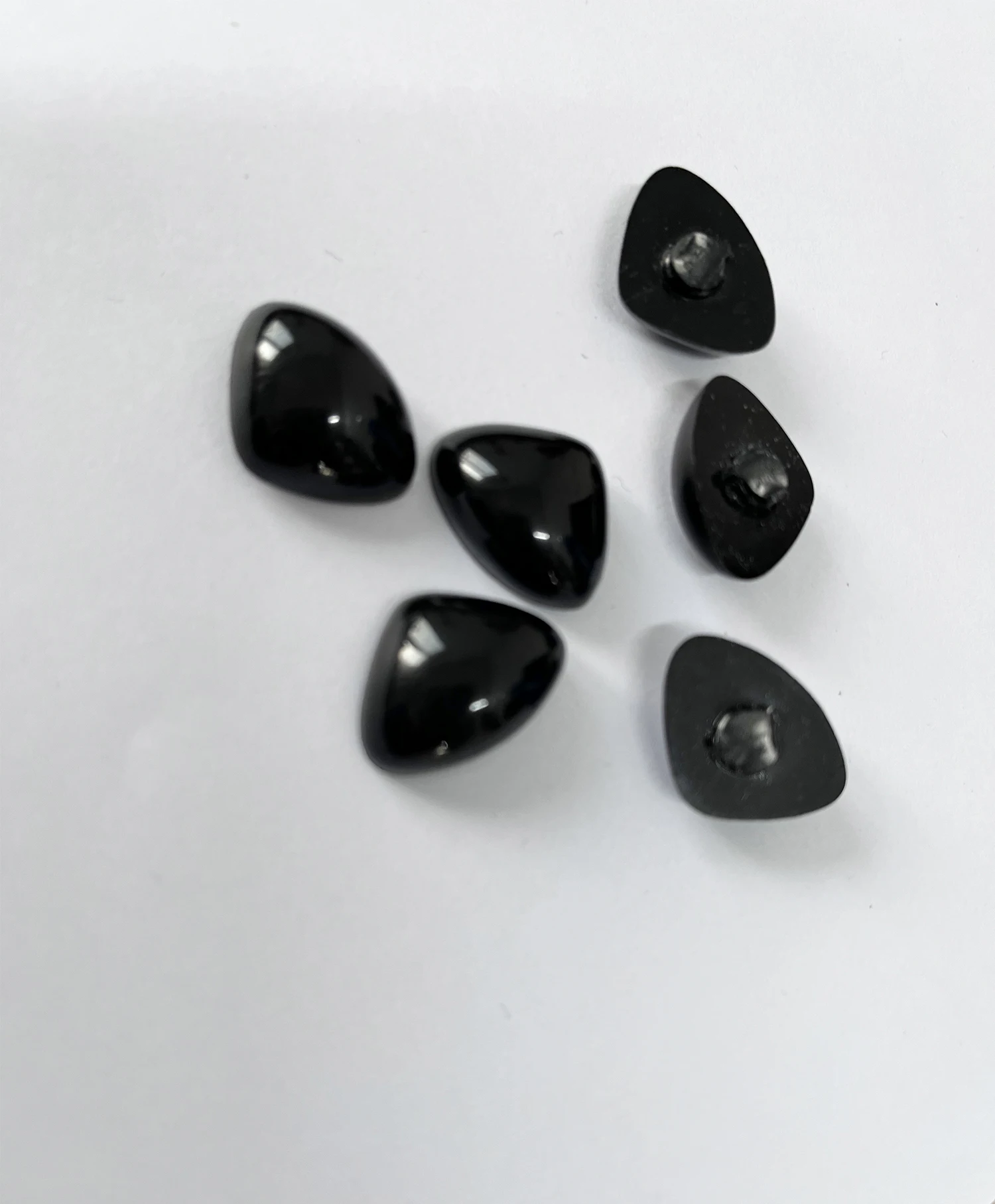 100pcs/lot 20mm black flat  Triangle  flat toy noses  for diy doll findings