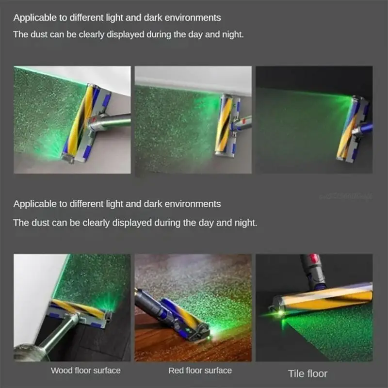 27RB الكشف عن الغبار عرض الغبار عرض مصباح LED مصباح الحيوانات الأليفة تذكير بالضوء المادة