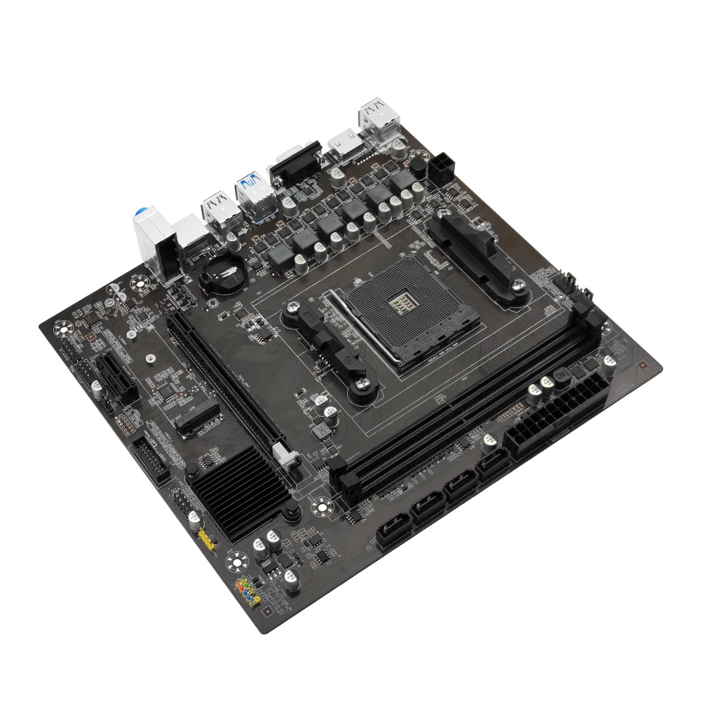 Imagem -06 - Motherboard Slot Am4 Suporta Amd Ryzen Geração 15 Cpu Hdmi Vga Desktop Memória Ddr4 Dual-channel Nvme M.2 Ngff Machinist-b450