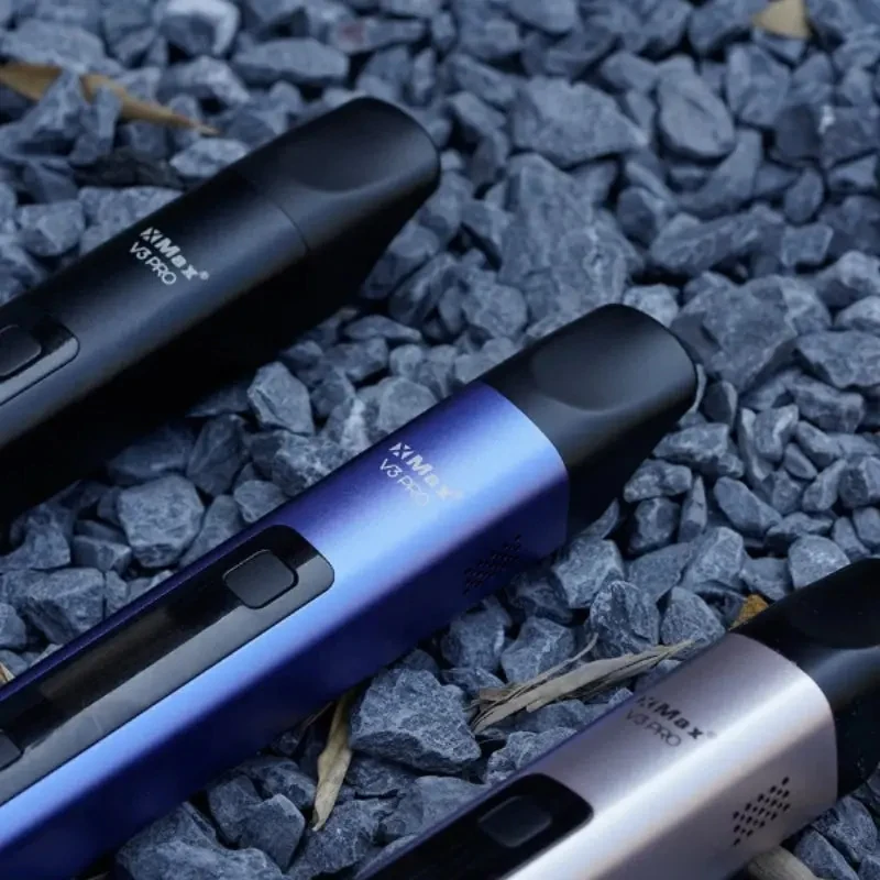 Oryginalny zestaw XMax V3 Pro do parowania suchych ziół, vaporizer z baterią 2600mAh 18650, 2w1, podgrzewany e-papieros w kształcie długopisu z wyświetlaczem kontroli temperatury.