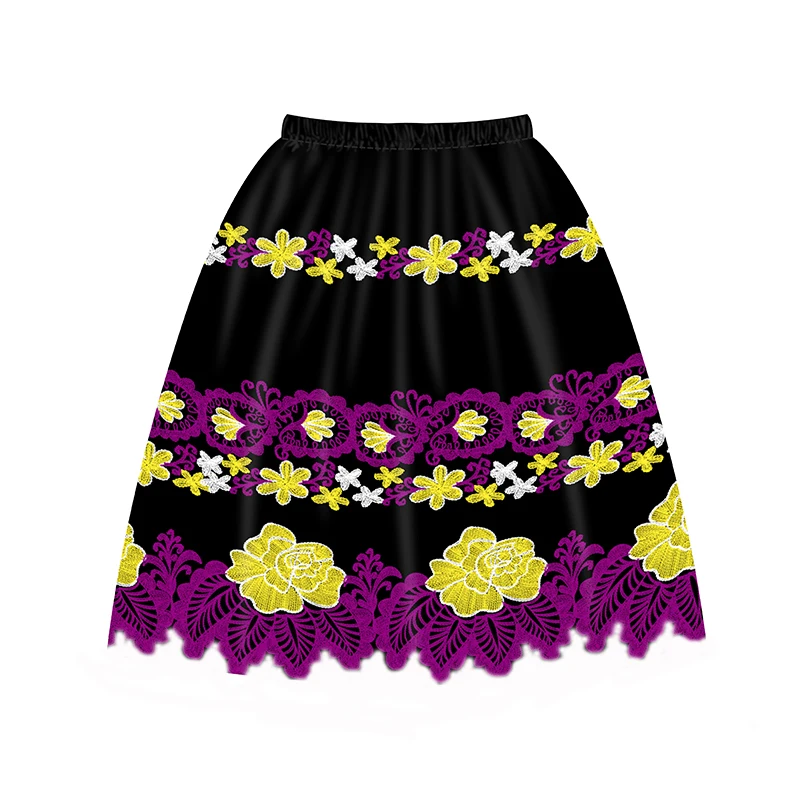 ชุดกระโปรงจับคู่ Island Vibes สําหรับแม่และเด็กผู้หญิง การออกแบบวัฒนธรรมไมโครนีเซียน