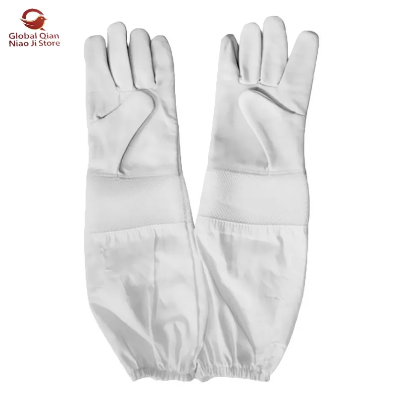 Beekeeping gloves Breathable gloves Aries skin thickened anti-bee labor gloves