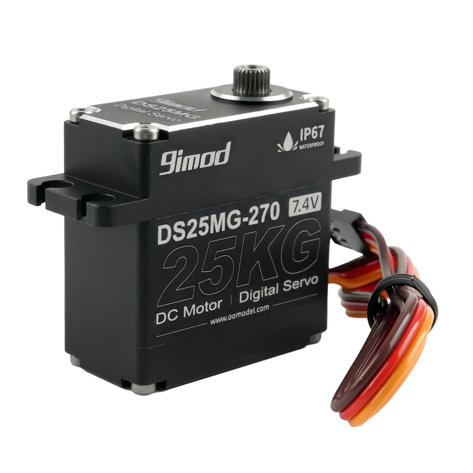 9imod DS35MG RC Servo 25KG Digital Motor IP67 Waterproof Metal Gear One Hundred Eighty Degree for RC Cars Crawler Boat Upgrade