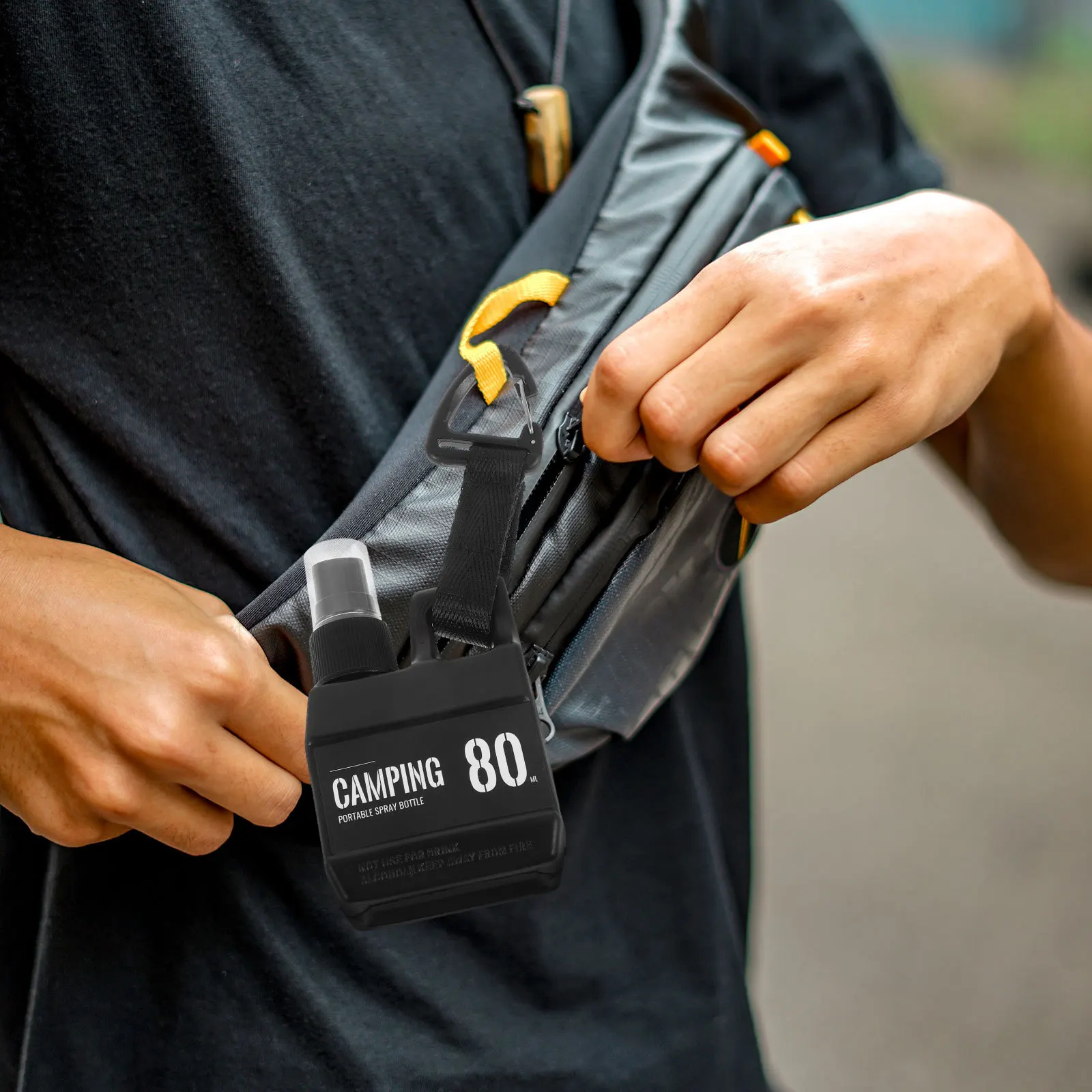 

80ml Travel Size Atomizer Spray Bottle for Toiletries and Hair Care Lightweight and Portable Travel Spray Bottle