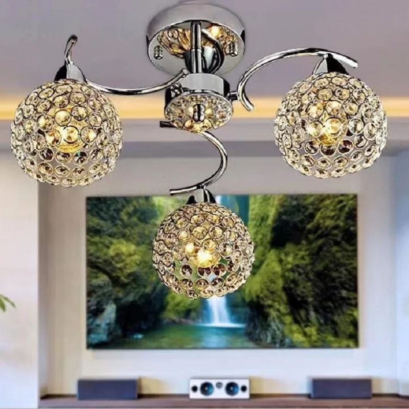 luxo cristal lustre com lustre led sala lustres e14 lampada lights cabecas 01