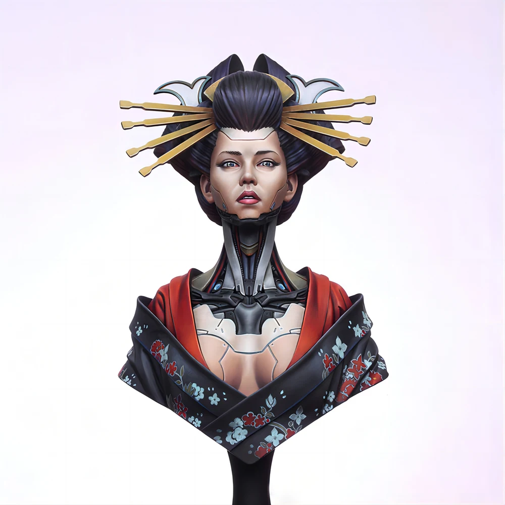 

1/12 resin Half-length portrait figure unpainted model kit, Queen, unassembled and unpainted GK