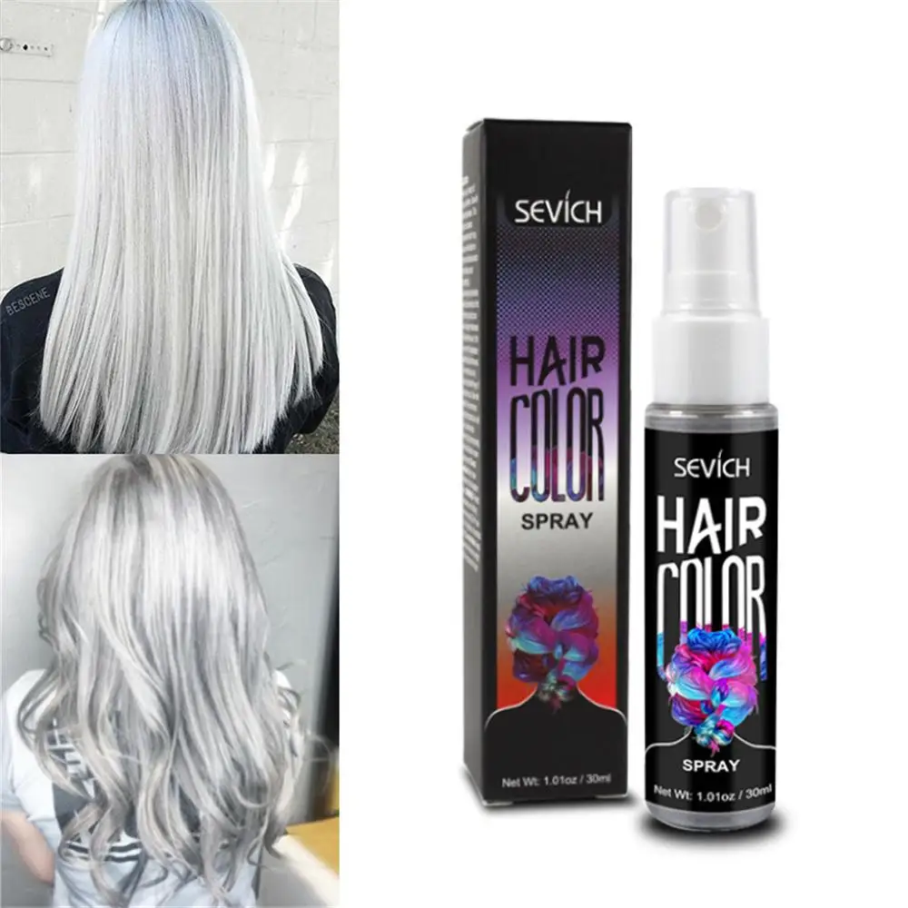 Color Setting Spray Temporary Disposable Stain Spray Dazzling Colors Hair Coloring Products Setting Spray Disposable Stain Spray