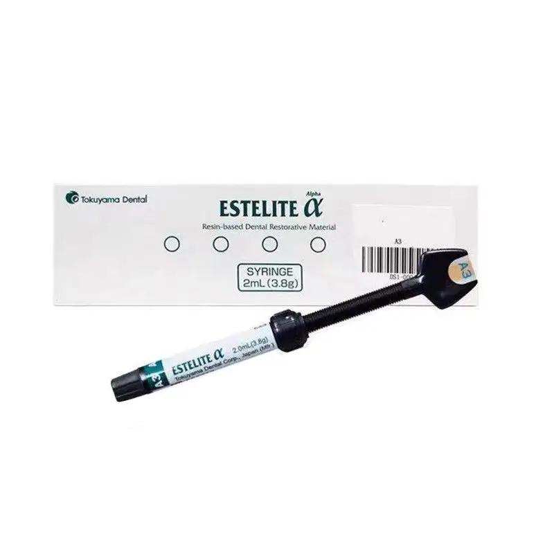 1PCS Tokuyama ESTELTE ALPHA Syringe A1 A2 A3  2ml(3.8g)dental Restorative Material Dentex Universal Resin Repair Resin