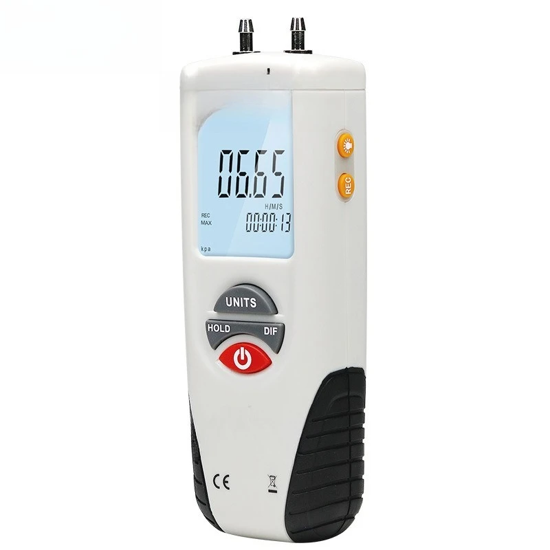 Manometer positive Differenzdetektion Anzeige Rekord Rohrleitungsdruck