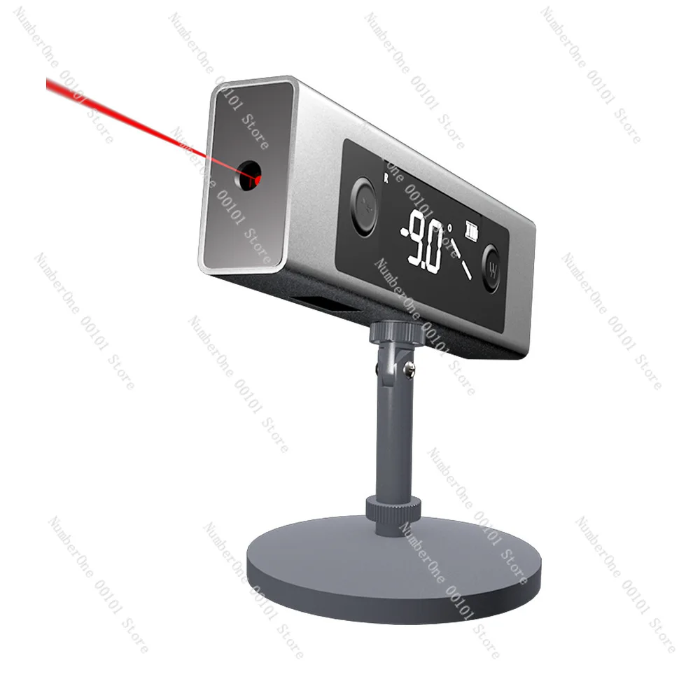 LI2 Dual Laser Angle Projector Level Inclinometer Inclinometer High Precision LED Screen Digital Display Angle Ruler