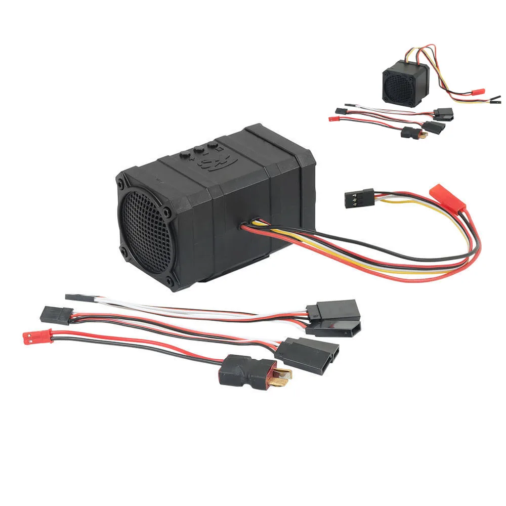 Simulationsmotor Single/Double Sound Group für 1/10 RC Crawler Car TRX4 Defender AXIAL SCX10 RC4WD 1/14 Tamiya RC Truck SCANIA