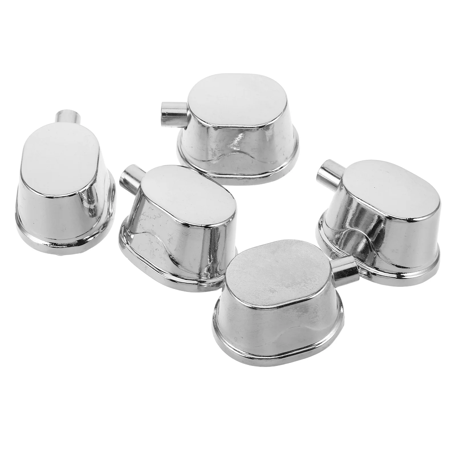 

5Pcs Drum Lugs Metal Electroplated Single End Snare Drum Ear Replacement Parts Tension Lug Clamp Accessories Hoop Protector