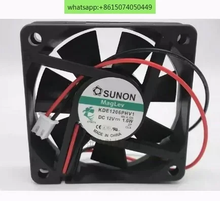 6015 KDE1206PHV1 12V 1.6W 6CM 60*15mm Silent Fan