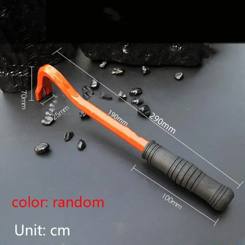 Heavy Duty Crowbar Strike Cap, Extrator de Unhas Formão, Ferramenta de Reparo do Carro, Removedor, Ferramentas Manuais de Remoção, Pry Bar, 25 cm, 35 cm, 45cm