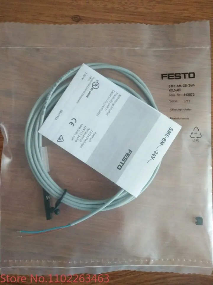 

Немецкий магнитный переключатель FESTO SME-8M-DS-24V-K-2,5-OE 543862 543872