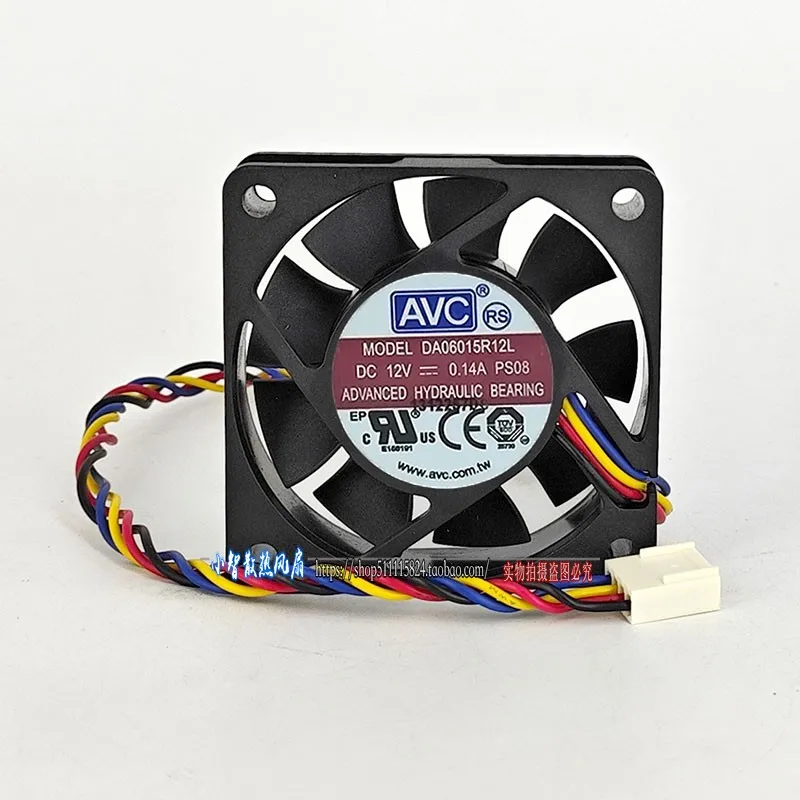 ORIGINAL DA06015R12L 12V 0.14A 6015 60*60*15mm KIPAS PENDINGIN RADIATOR BARU