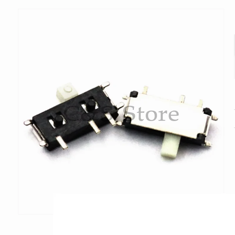 20PCS 7 Pin Mini Slide Switch On-OFF 2Position Micro Slide Toggle Switch 1P2T H=1.5MM Miniature Horizontal Slide Switch SMD