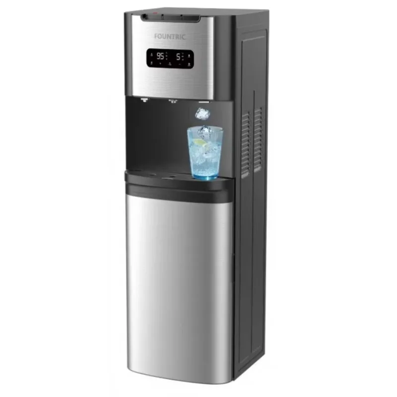 Airo Electric Household Bottom Loading Smart Hot & Cold Compressor Cooling Sensor Touch Control Water Dispenser with Ice Maker